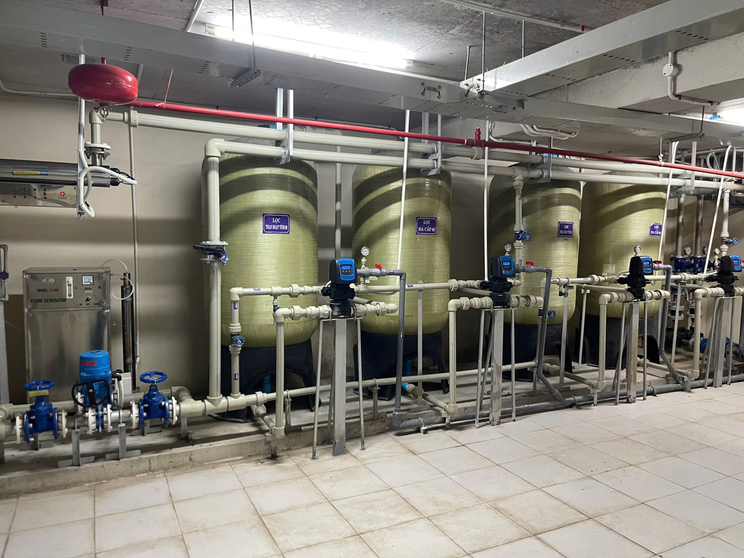 Hệ thống xử lý nước cấp khách sạn Hải Phòng