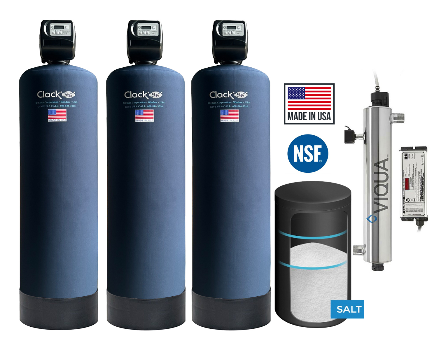 Thiết bị lọc nước tổng toàn nhà cho biệt thự CWS03C+UV