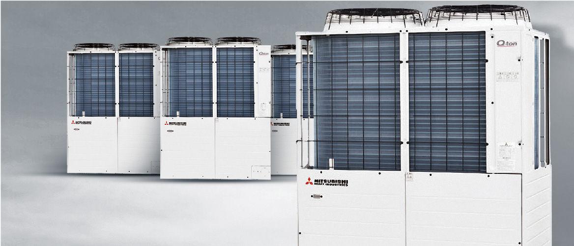 Máy nước nóng bơm nhiệt CO₂.– Mitsubishi Heavy Industries