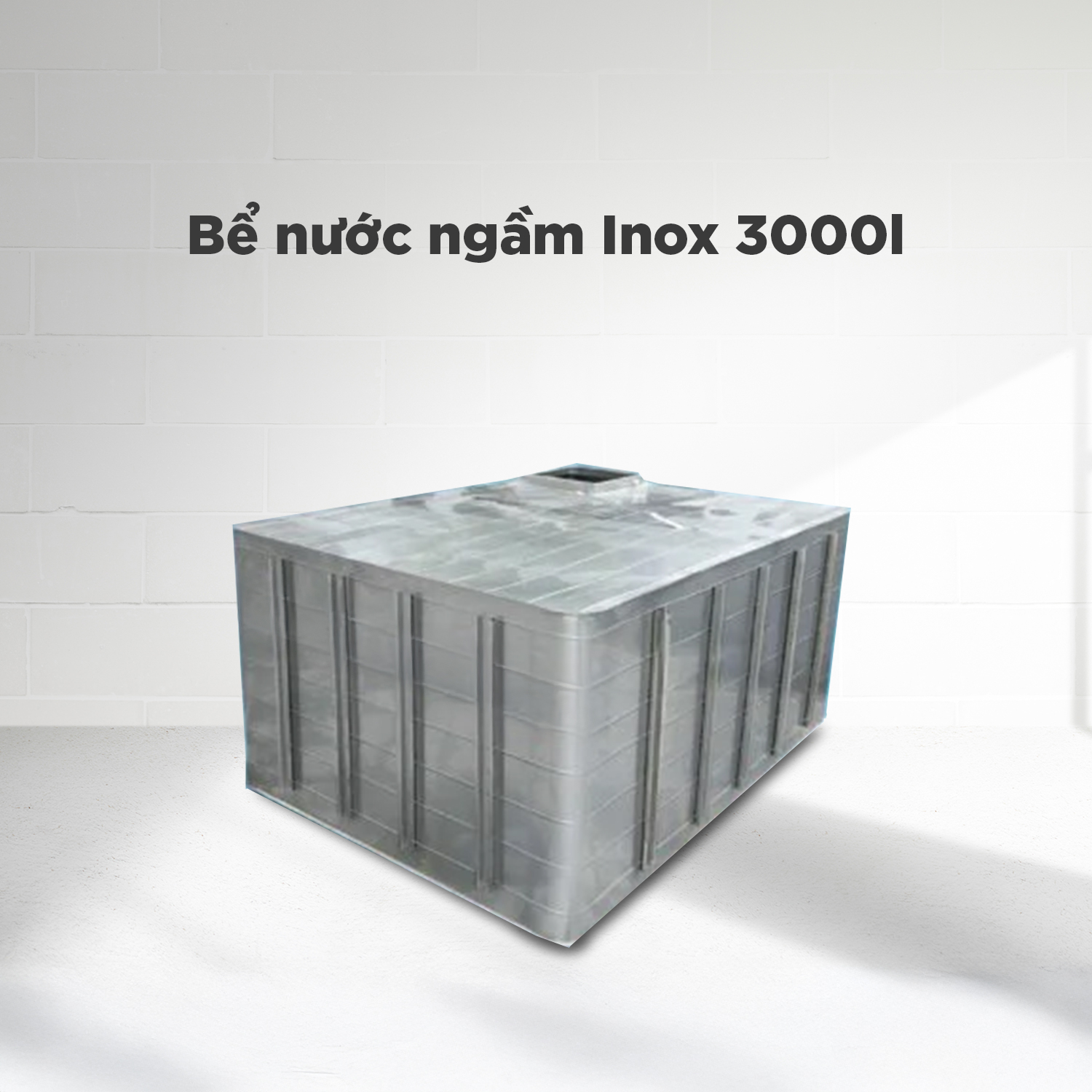 Bể nước ngầm Inox 3000l