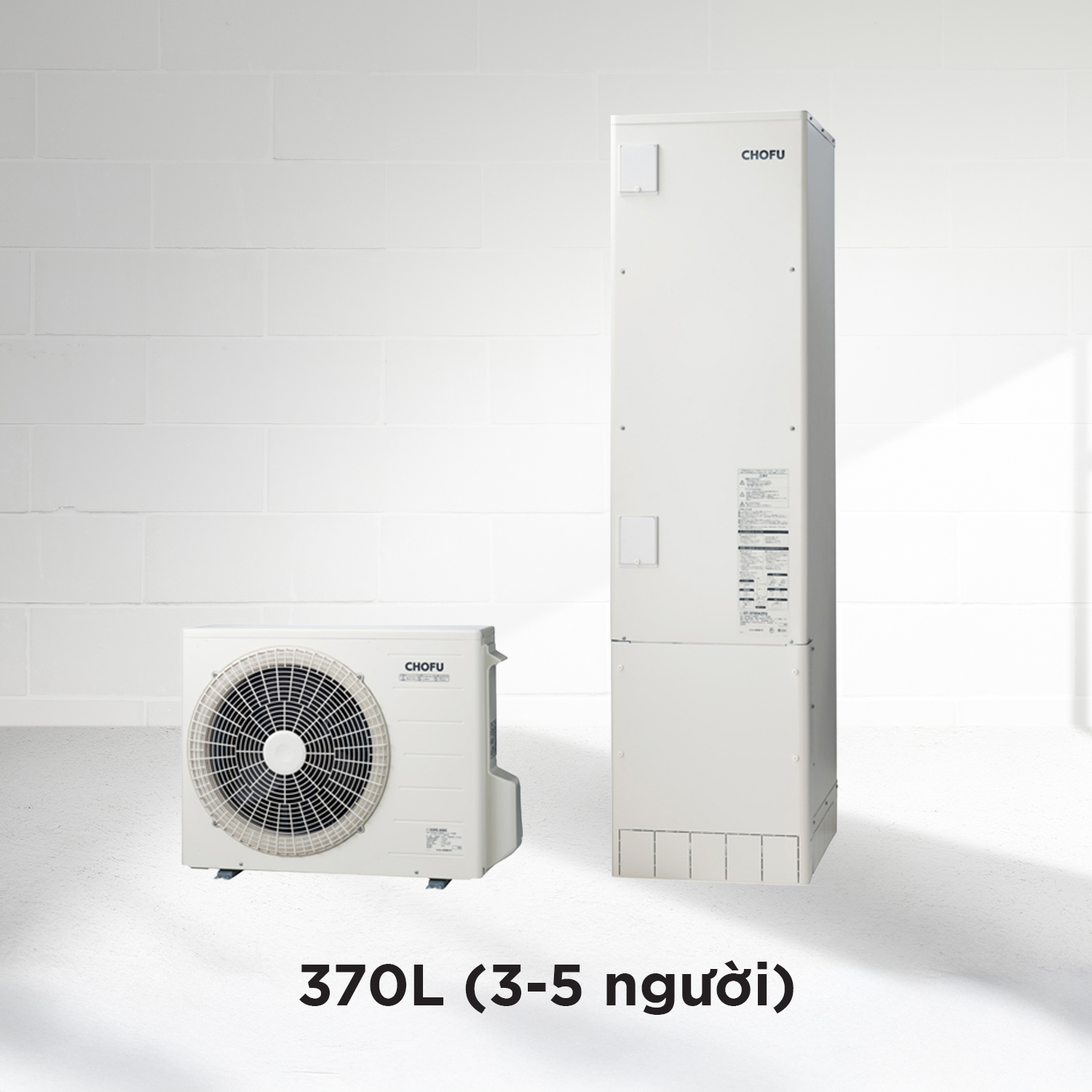 Máy nước nóng bơm nhiệt heat pump CHOFU EHP – 3705A 370l Nhật Bản