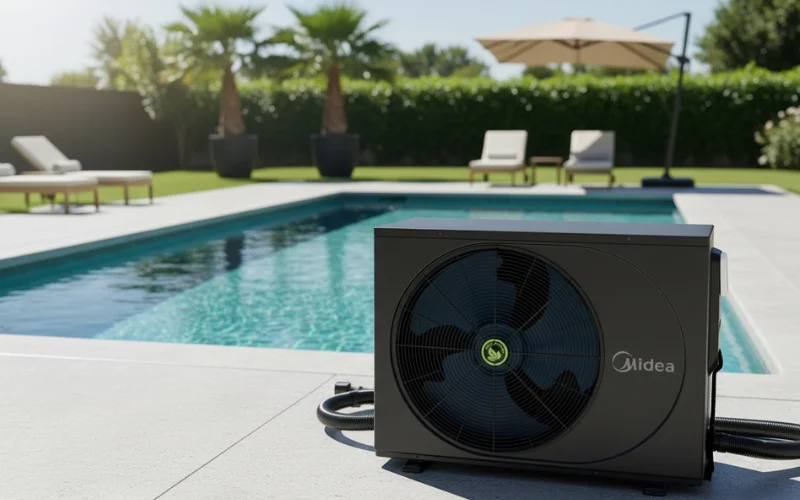 Máy bơm nhiệt cho bể bơi Midea MSC-160D2N8-A
