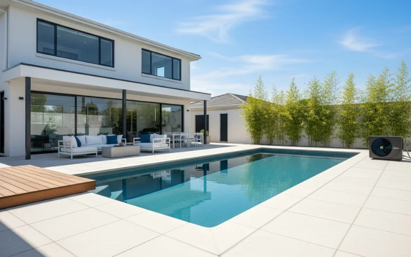 Mô phỏng máy bơm nhiệt MSC-120D2N8-A được lắp đặt thực tế