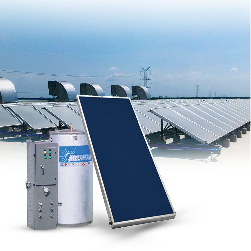 Máy nước nóng Megasun tấm phẳng chịu áp 1000 Lít MGS-1000-CTFC