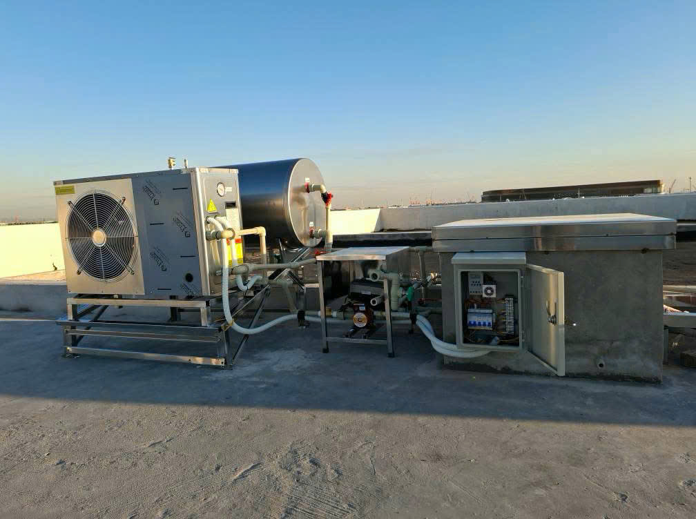 Máy nước nóng bơm nhiệt Imoposol 200 Lít dạng 2 khối